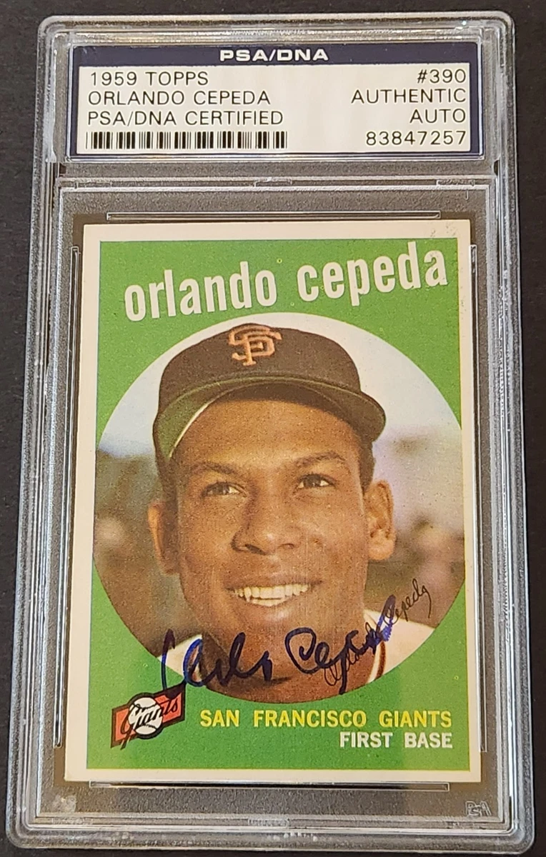 Orlando Cepeda Autographed Baseball Cards for sale | eBay