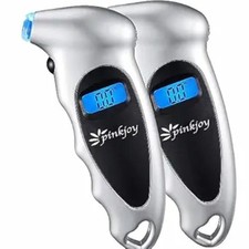 Digital Tire Pressure Gauge 2 Pack 150 PSI, 4 Settings, Tire Gauge for Car, Truc