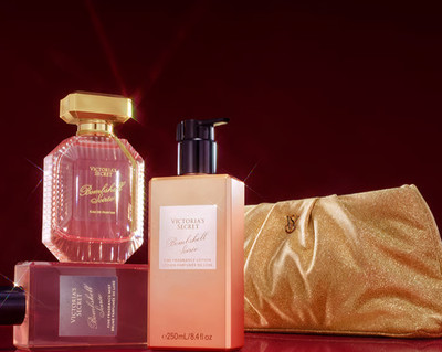 Victoria's Secret Bombshell Soirée Eau De Perfume Body Mist & Lotion 4 PCS Gift