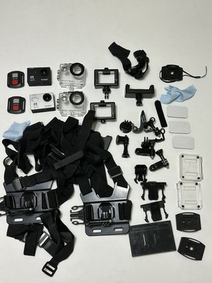 Two AKASO EK7000 Pro 4K Action Camera Bundle