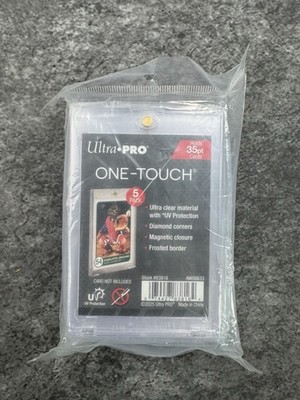 Ultra Pro One-Touch Magnetic Card Holder 35pt Point - 5 PACK NEW SEALED