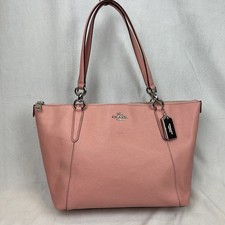 Coach F57526 Ava Tote Crossgrain Leather Bag Blush Pink / Silver - NEW w/ DEFECT