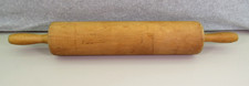 Vintage Wooden Rolling Pin HUGE 24" & One Piece 3.5" Diameter Barrel Metal Pin