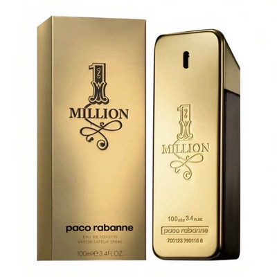 Paco Rabanne 1 Million Eau de Toilette Spray, Regular Size 3.4 fl oz