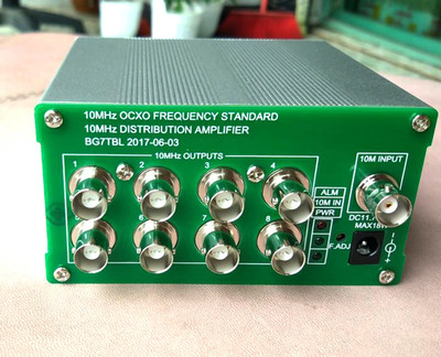 10MHz Distribution Amplifier Built-in OCXO Frequency Standard 8 Port Outputz
