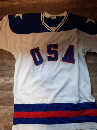Neal Broten Signed Hockey Jersey size L Team USA certified JSA - Picture 6 of 6