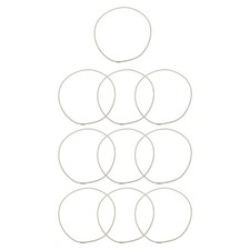 10 Pcs Microphone Shock Mount Rubber Ring Anti- Elastic Bands for