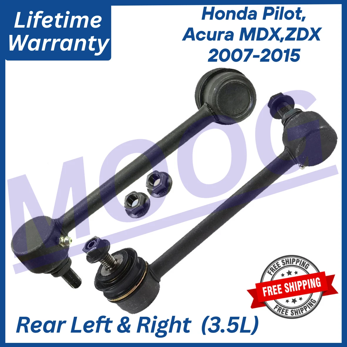 Kit 2 Bieletas Estabilizadora Delantera Para Honda Pilot Acura MDX ZDX – Reemplazo Directo ASTARPRO