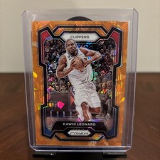 2023-24 Panini Prizm - Kawhi Leonard #4 Orange Ice Prizm