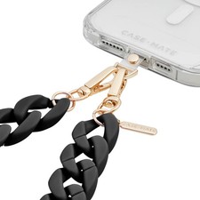 Case-Mate Crossbody Universal Smartphone Lanyard Chain - Black/Gold - CM050834