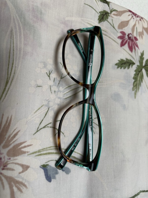 Teal & Tortoise Color Etnia Barcelona Glasses Frames Made In Spain, Eye Size 53
