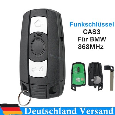 Funk Schlüssel Fernbedienung 868MHz für BMW 3er E90 E91 E92 E93 5er E60 E61 CAS3