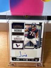 Juice Scruggs Panini Contenders Rookie Ticket Auto #272 STROUDS CENTER