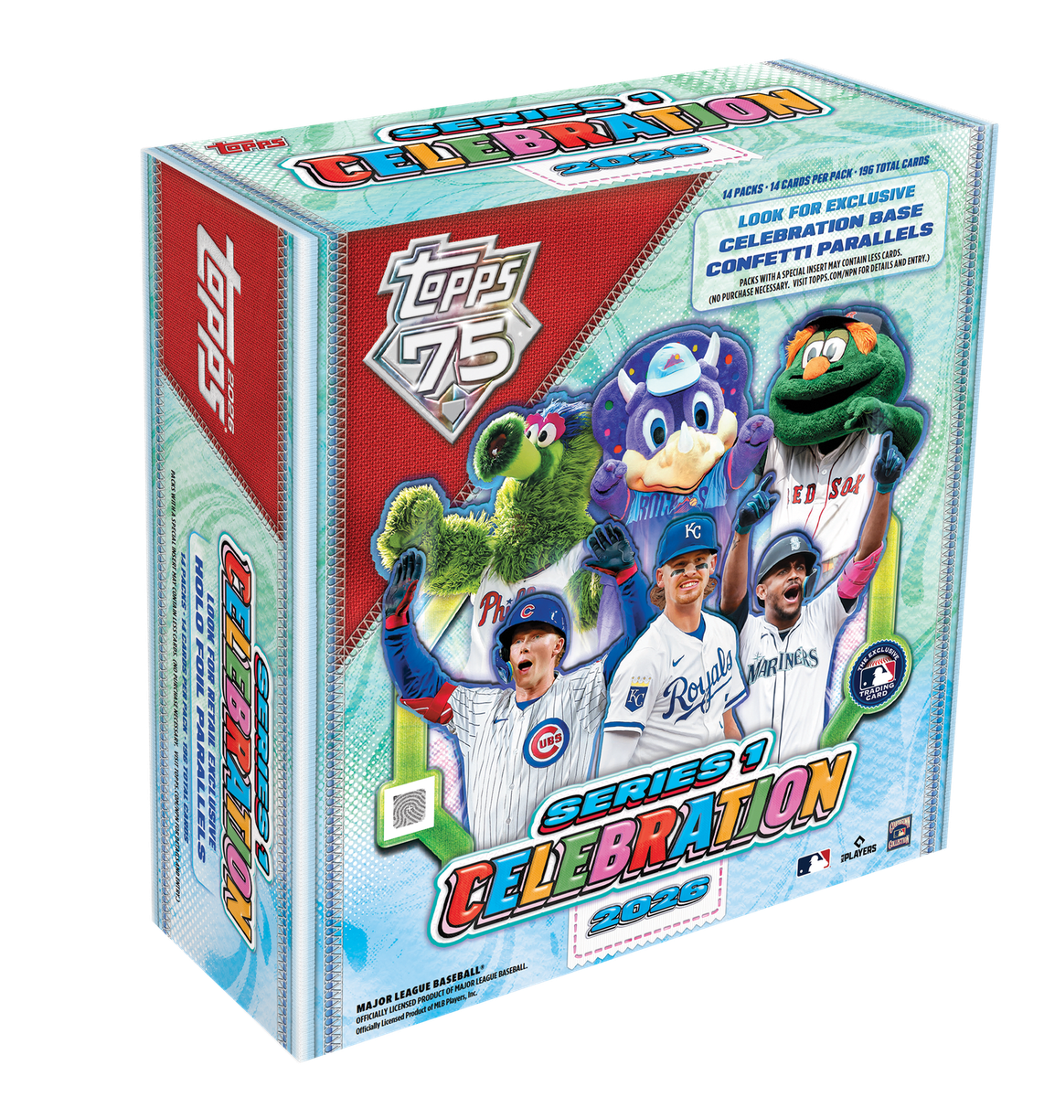 2026 TOPPS SERIES 1 BASEBALL FUN CELEBRATION MEGA BOX (196 cards 