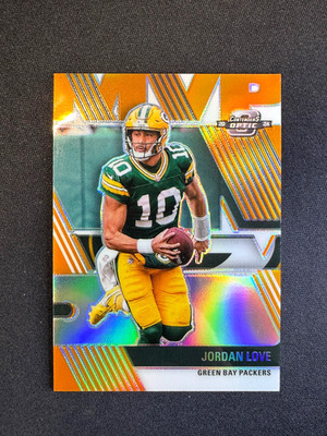 2024 Contenders Optic MVP Jordan Love Orange Prizm #MVP-JLE Packers #d 35/50