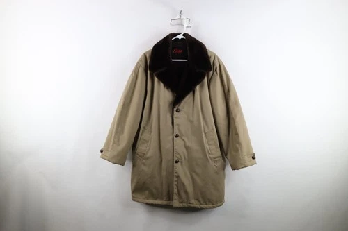 Vintage 70s Streetwear Mens 3XL Fleece Lined Western Rancher Overcoat Jacket USA video thumbnail