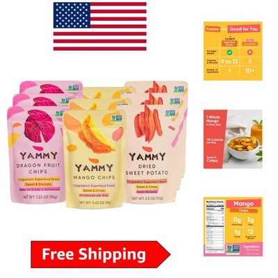 Dried Fruit Snack Variety 9-Pack: No Sugar Added, Gluten-Free,  Delights