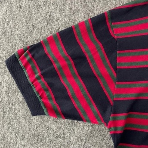 Authentic GUCCI Stripes Pattern Shirt Vintage Short Sleeve Size S Cotton - Picture 14 of 21