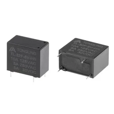 5PCS, TL-32F-5V-HS DC 5V Coil SPST 4 Pin PCB Electromagnetic Power Relay Black
