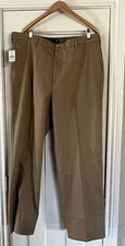 DOCKERS Signature Iron Free Khaki Relaxed Fit w Stain Defender Pants 40x34 NWT