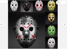 Party Mask Halloween Freddy Jason Mask Scary Hockey Friday 13th Full Mask 8color