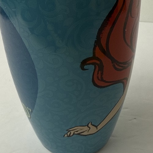 Disney Vintage Ariel Mug 1988 "Part of That World " The Little Mermaid” Cup Blue - Picture 6 of 8