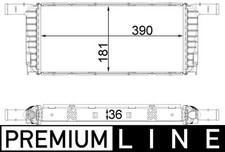 Enfriador de motor enfriador de agua PREMIUM LINE MAHLE CR 1941 000P para 911 PORSCHE 981 991