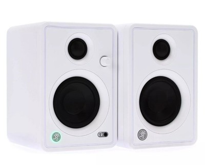 Mackie CR3-X LTD, 3-Inch Multimedia Monitor Pair Pro Studio Limited Ed White NEW