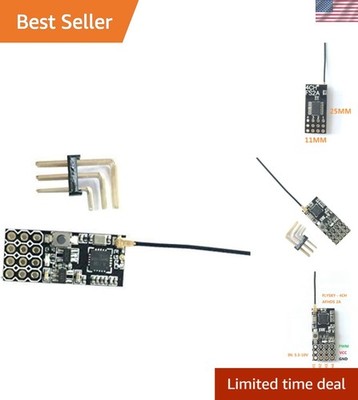 FS2A 4CH Mini Receiver - 400+ Meter Range, For Flysky Controllers, Kids Friendly