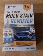 Active Mold Stain Remover Cleaner Seal Grout Deep Clean Heavy Duty Cleaner 7oz