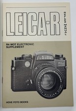 Vintage 1980 Leica R Reflex Camera Manual R4 MOT Electronic Supplement Booklet  