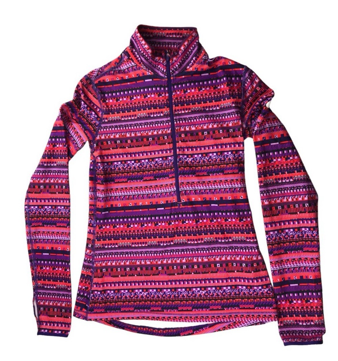 Nike Pro Hyperwarm Running Jacket Half Zip Thumb … - image 1