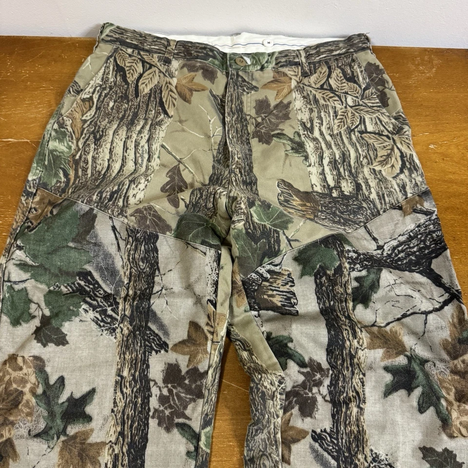 Vintage Cabelas Camo Fleece Hunting Pants Mens 36 Regular - Image 2 of 4