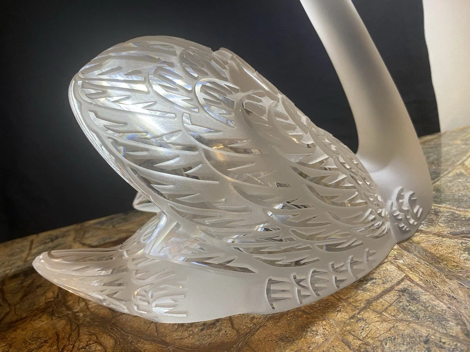 René Lalique Swan With Head Up - Image 4 of 4
