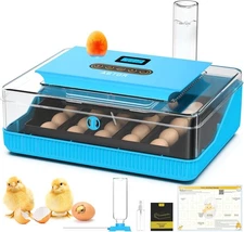 25 Egg Incubator Digital Poultry Hatcher Machine with Automatic Egg Turning
