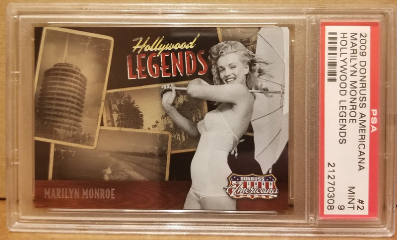 2009 Americana Hollywood Legends 1000/1000 #2 MARILYN MONROE Swimsuit PSA 9