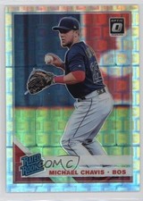 2019 Panini Donruss Optic Rated Rookies Pandora Prizm /99 Michael Chavis #81 4f5