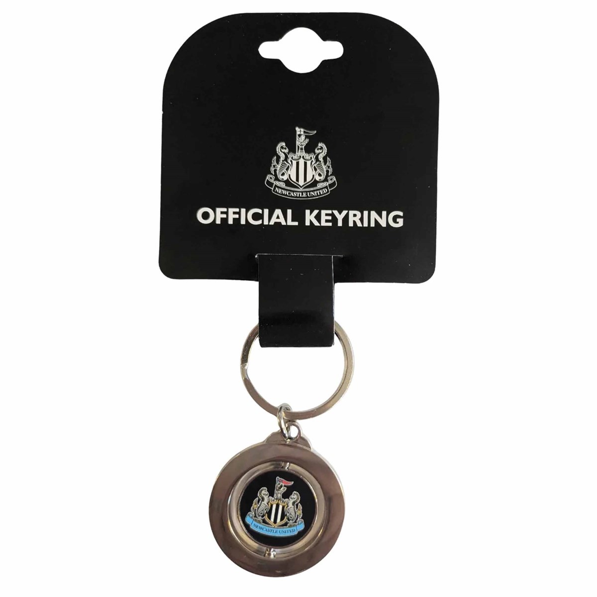 Newcastle United FC Spinner Keyring, Keyrings, Sports, Gift