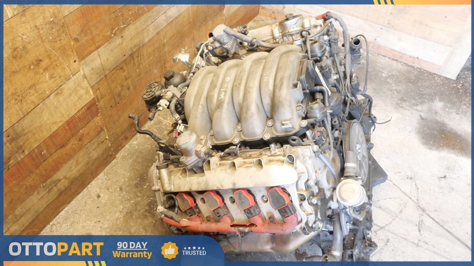 2011-2012 Audi D4 A8 A/T 4.2L 8Cyl. Gasoline Engine Motor Complete Assy OEM - Image 3 of 4