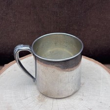 Antique 1940s ONEIDA Community Silver-Plate Baby/Child Christening Cup 2 3/8"