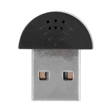 (Black)Generic Super Mini USB Microphone For Computer Laptop Desktop PCs
