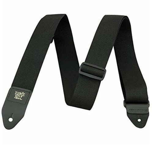 Ernie Ball Guitar Strap Polypro Black Nylon Wide Value 3 Pack Bundle - Afbeelding 6 van 7