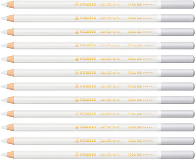 Stabilo Carbothello Pastel Pencil - No. 100 - Titanium White - Box of 12