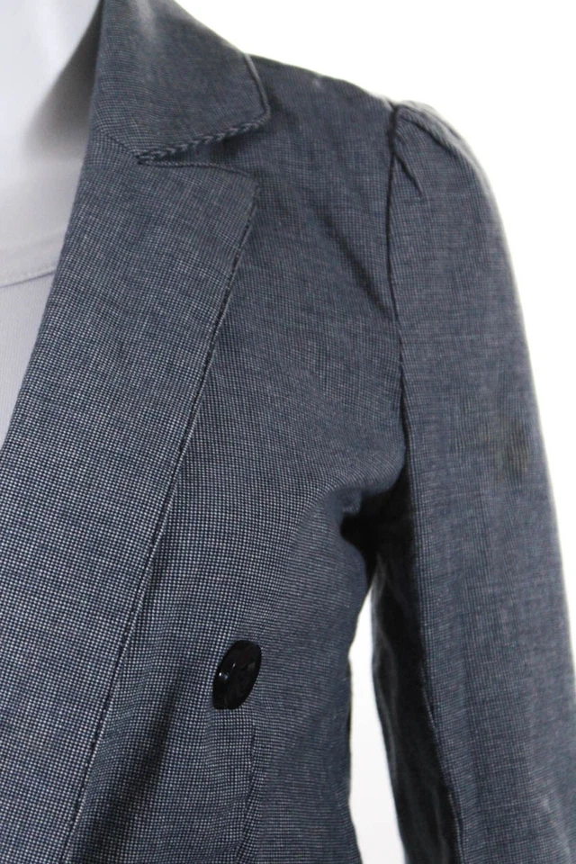 Blazer para mujer Marc By Marc Jacobs manga larga cuello longitud media azul talla 4 L Foto 2 de 4