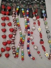 Rhinestone Bling 7" Jewelry Making Beads