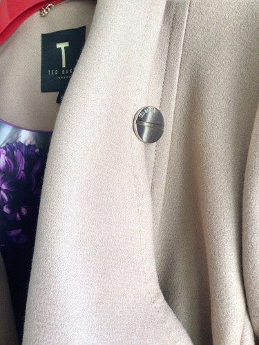 Ted Baker Smart Camel 3/4 Belted Coat Wool/Cashmere Blend Rrp £299 - Picture 11 of 15