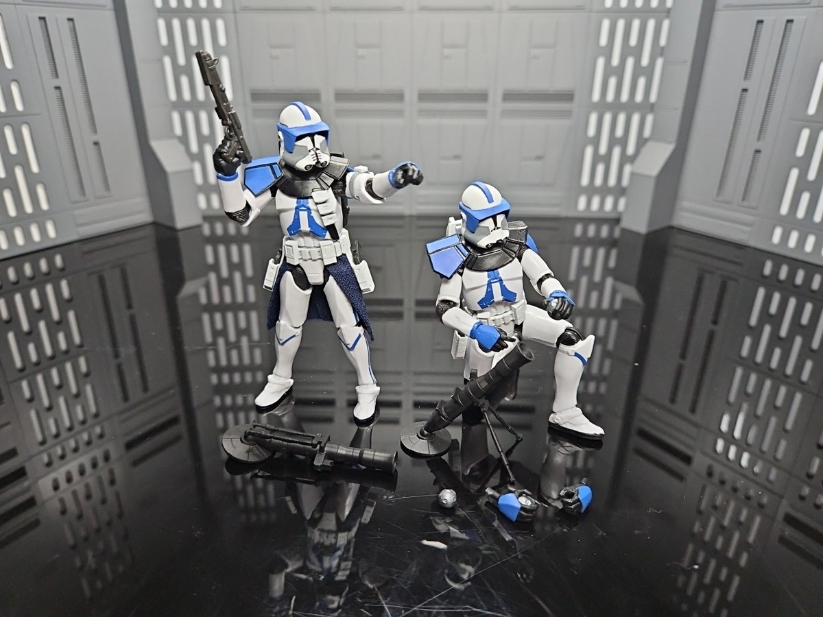 Star Wars Custom 1/18 TVC 501st Legion Clone Mortar Team