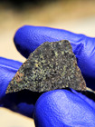 NWA 16481 Green Martian Meteorite 2.101g Shergottite Mars Slice Polished — photo 3