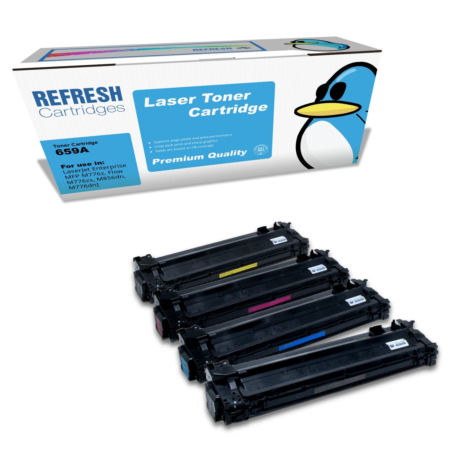 Refresh Cartridges Replacement Value Pack 659A Toner Compatible With HP Printers