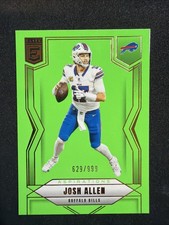 2025 Panini Donruss Elite - Josh Allen #33 Aspirations Lime Green /999
